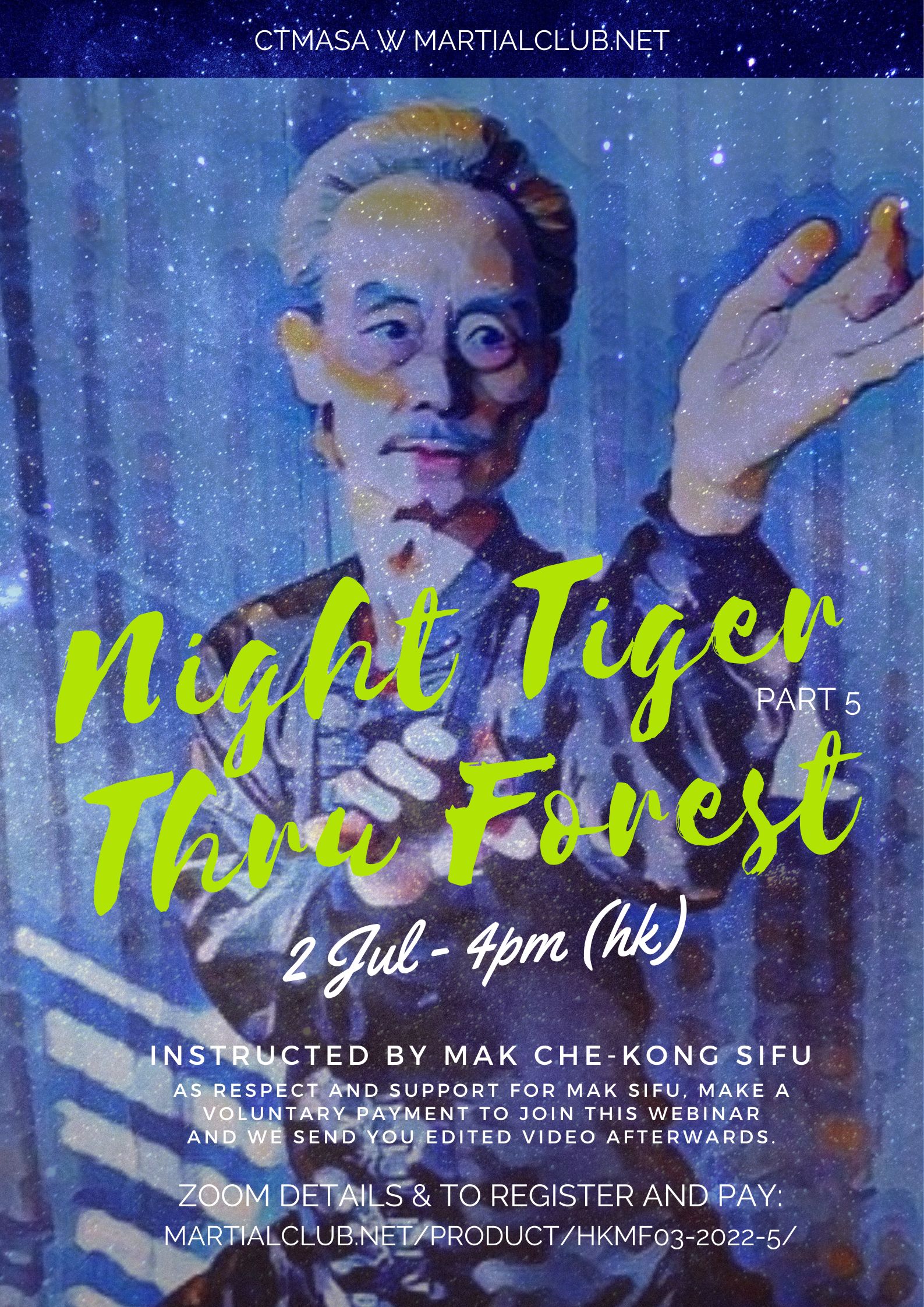 Night Tiger Through Forest Part 5